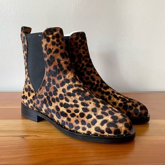 NWT Rebecca Minkoff Sabeen Too Genuine Calf Hair Chelsea Boots - Size: 6 - Picture 1 of 9